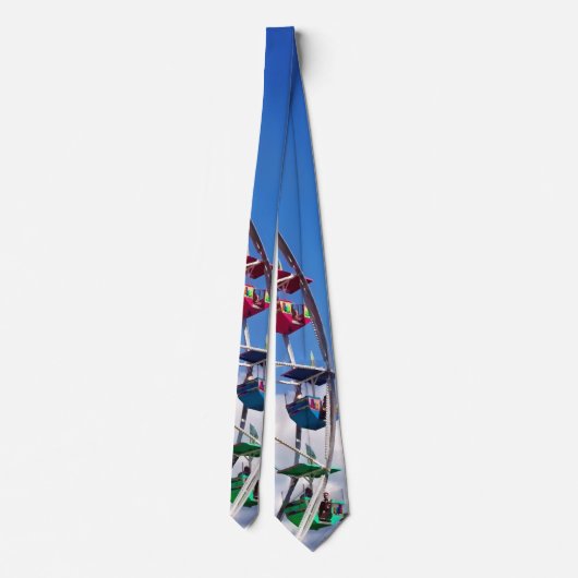 Farbiges Riesenrad Krawatte (Rückseite)