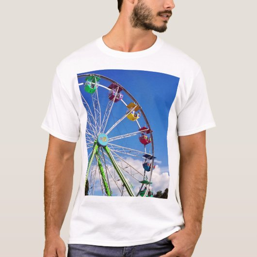 Farbiges Riesenrad T-Shirt (Vorderseite)