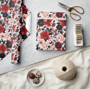 Farbiges Rose Ziel Umschlagpapier Geschenkpapier
