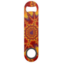 Farbiges Rotes, Lila und gelbes Fraktal