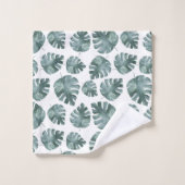 Farbiges Safari Dschungeltier Badetuch Set (Waschlappen)