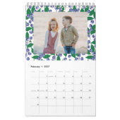 Farbiges saisonales Fruchtmuster Foto Kalender (Feb 2027)