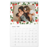 Farbiges saisonales Fruchtmuster Foto Kalender (Jan 2027)