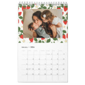 Farbiges saisonales Fruchtmuster Foto Kalender (Jan 2026)