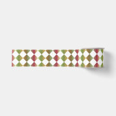 Farbiges Schachbrett Diamantmuster Ripsband (Vorderseite)