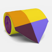 Farbiges Schachbrett Tartan Karierte Abstrakte Kun Krawatte (Gerollt)