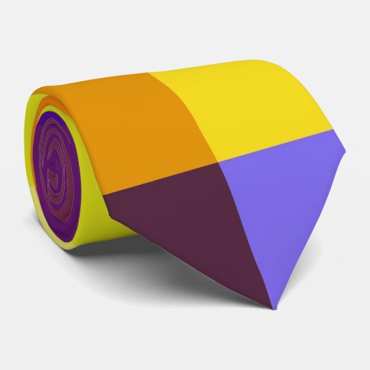 Farbiges Schachbrett Tartan Karierte Abstrakte Kun Krawatte (Gerollt)