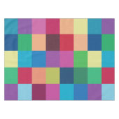 Farbiges Schachbrettmuster Tischdecke (Vorderseite (Horizontal))