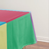 Farbiges Schachbrettmuster Tischdecke (Beispiel)