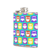 Farbiges Schellmuster Flachmann (Links)