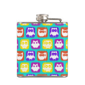 Farbiges Schellmuster Flachmann (Rückseite)