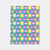 Farbiges Schellmuster Fleecedecke (Vorderseite)