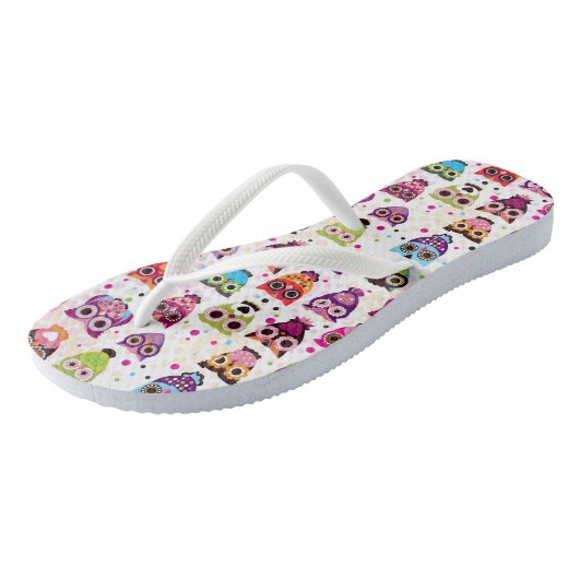 Farbiges Schellmuster für Kinder 2 Badesandalen (Schrägansicht)