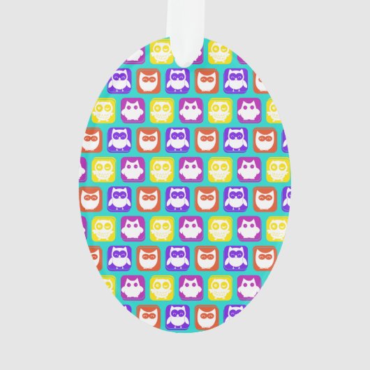 Farbiges Schellmuster Ornament (Rückseite)