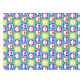 Farbiges Schellmuster Tischdecke (Vorderseite (Horizontal))