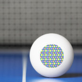 Farbiges Schellmuster Tischtennisball (Netto)