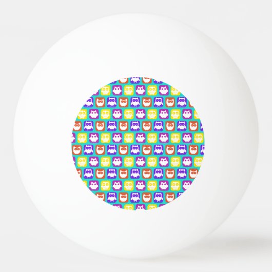 Farbiges Schellmuster Tischtennisball (Vorderseite)