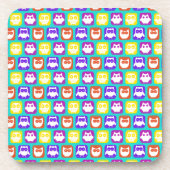 Farbiges Schellmuster Untersetzer (Vorderseite)