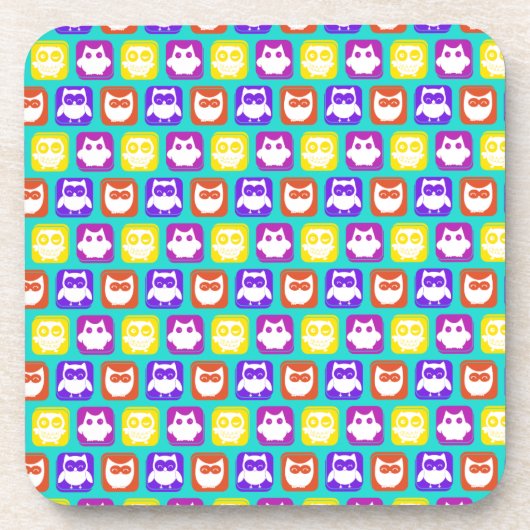 Farbiges Schellmuster Untersetzer (Vorderseite)