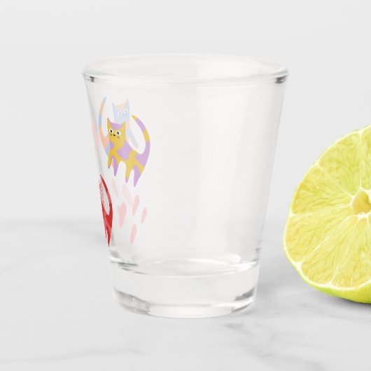 Farbiges Schießglas Schnapsglas (Rechts)