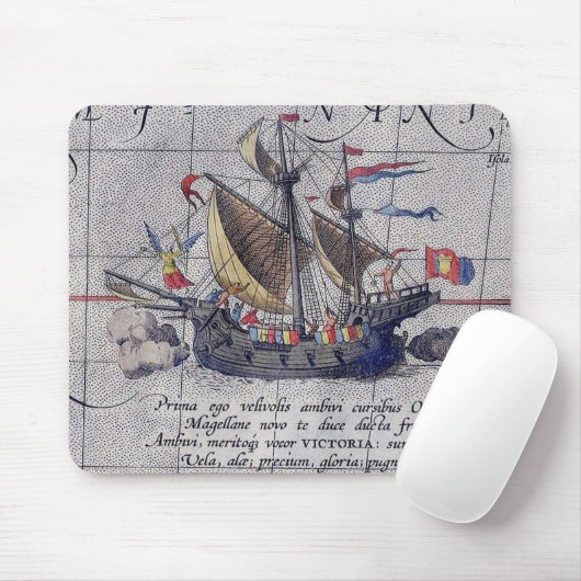 Farbiges Schiff im Pazifik Mousepad (Mit Mouse)