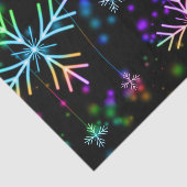 Farbiges Schneeflockenpapier Seidenpapier (Ausschnitt)