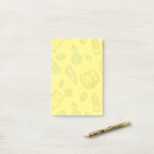 Farbiges Schulmaterial Post-it Klebezettel (Auf Schreibtisch)