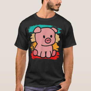 Farbiges Schwein I Schwein Art I Niedliches Schwei T-Shirt
