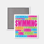 Farbiges Schwimmen Magnet (Vorderseite/Rückseite)