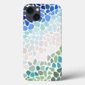 Farbiges Sea Glass iPhone / iPad Gehäuse Case-Mate iPhone Hülle (Rückseite)