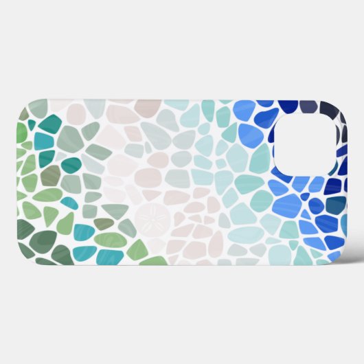 Farbiges Sea Glass iPhone / iPad Gehäuse Case-Mate iPhone Hülle (Rückseite (Horizontal))