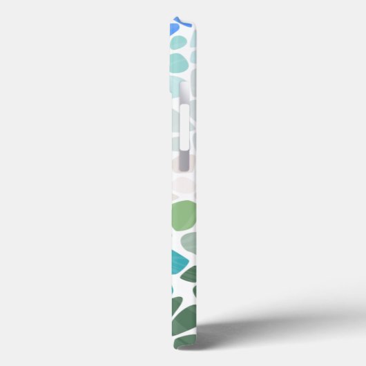 Farbiges Sea Glass iPhone / iPad Gehäuse Case-Mate iPhone Hülle (Rückseite / Links)