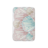 Farbiges Seashell-Cluster Badematte (Vorderseite Vertikal)
