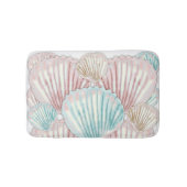Farbiges Seashell-Cluster Badematte (Vorderseite)