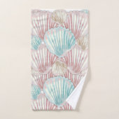 Farbiges Seashell-Cluster Badhandtuch Set (Handtuch)