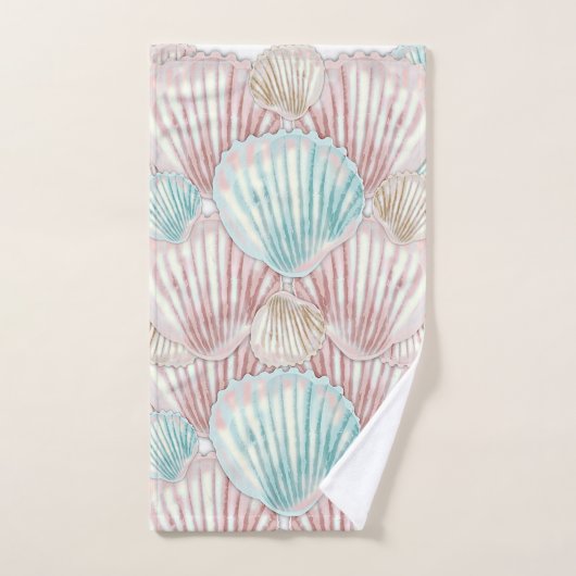 Farbiges Seashell-Cluster Badhandtuch Set (Handtuch)
