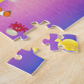 Farbiges Seepferd und tropische Fische unter Wasse Puzzle (Seite)