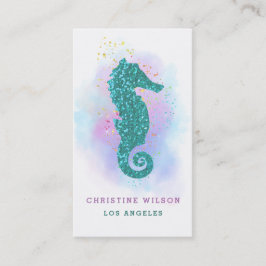 farbiges Seepferd Visitenkarte