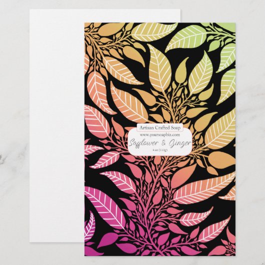 Farbiges Seifendesign-Seifenspulpapier (Vorne/Hinten)