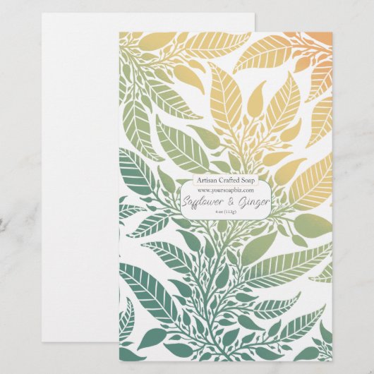 Farbiges Seifendesign-Seifenspulpapier (Vorne/Hinten)