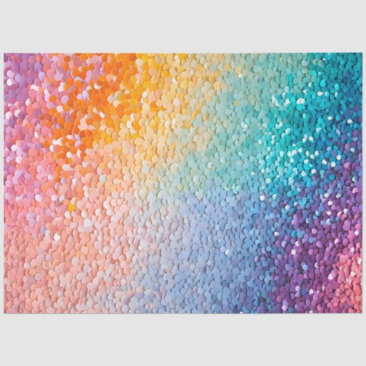 Farbiges Sequel-Kunstteppichpapier Seidenpapier (Vorderseite)
