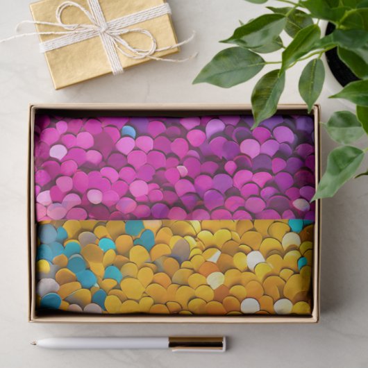 Farbiges Sequel-Kunstteppichpapier Seidenpapier (Geschenk)