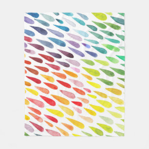 Farbiges Set Fleecedecke