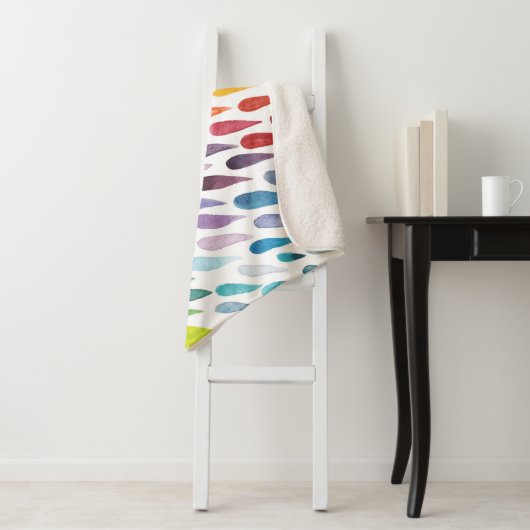 Farbiges Set Sherpadecke (Beispiel)