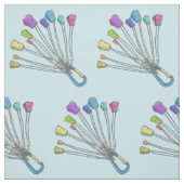 Farbiges Set von Kletternüssen Stoff (Muster)