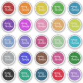 Farbiges Siegel wie "Vielen Dank" Sticker (Vorderseite)