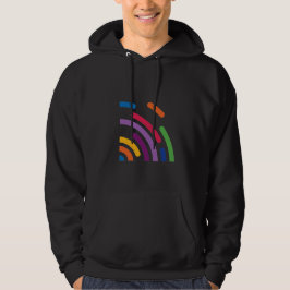 Farbiges Signalwellen-Hoodie | Modern T-Shirt Hoodie