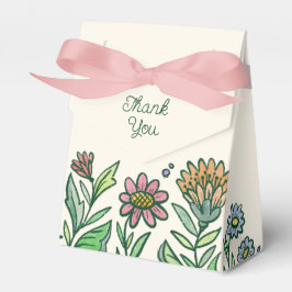 Farbiges skandinavisches Brautparty Geschenkschachtel