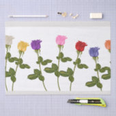 Farbiges Sortiment an Rose Seidenpapier (Handwerk)