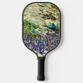 Farbiges Spanisches Mosaik Pickleball Schläger (Rückseite)